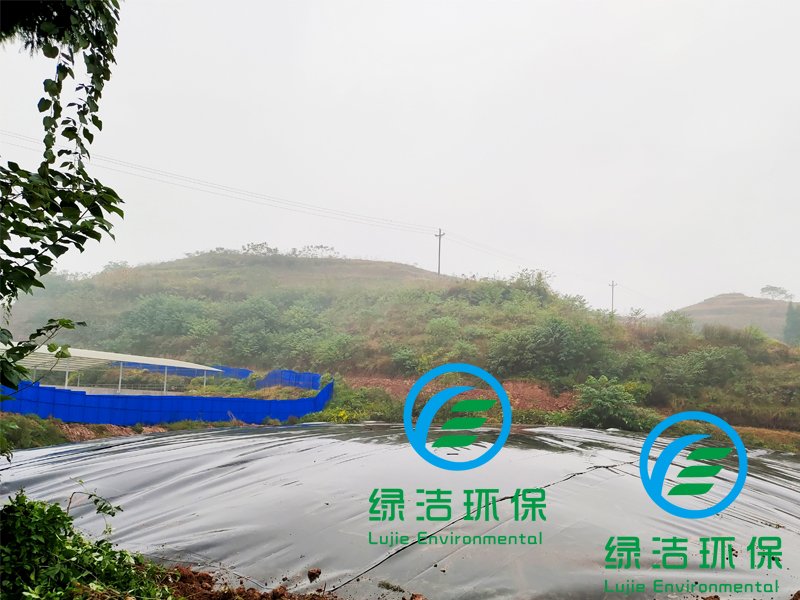 重庆垫江3000立方黑膜沼气工程（沼气池）成功产